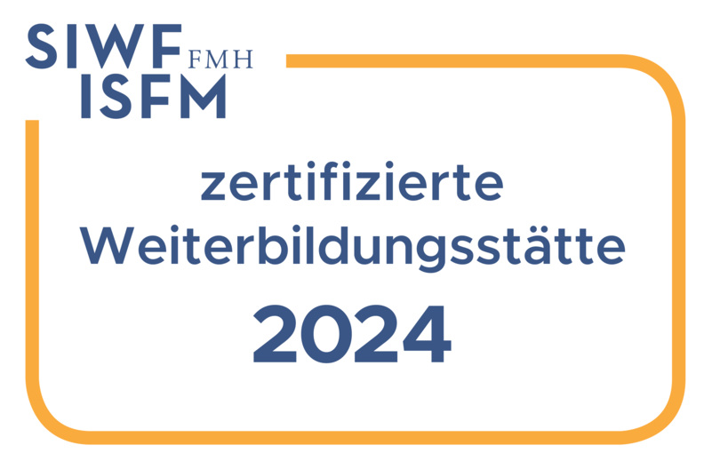 Logo SIWF zertifizierte Weiterbildungsstaette 2024