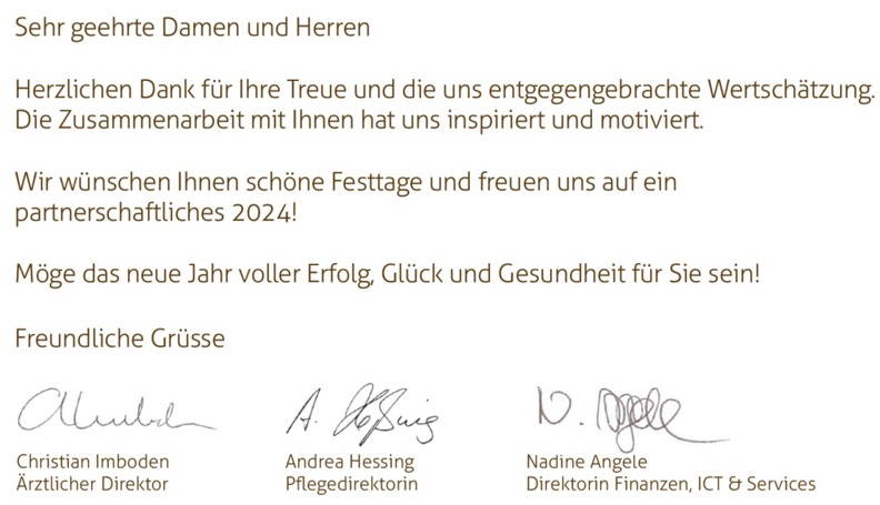 Frohe Festtage Gruss